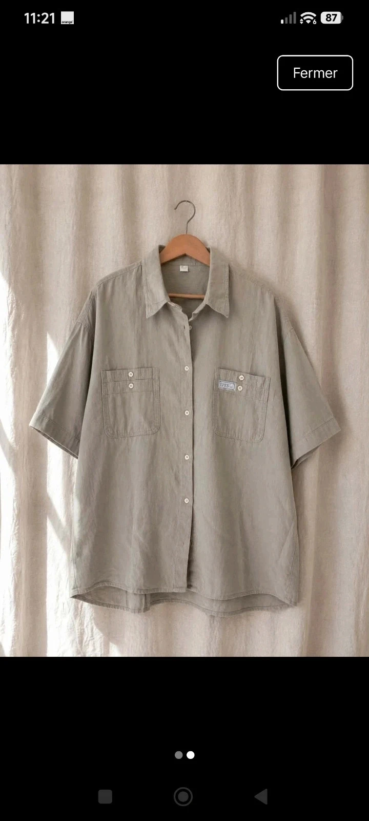 Blusa bege Efes tipo linho 3XL – photo 2